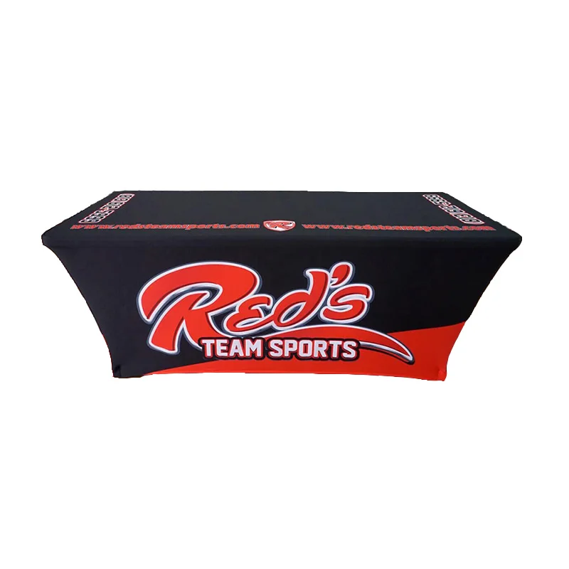 

Free shipping 8ft Spandex table covers/Spandex Logo table cover/Spandex tablecloth/ 8ft Table cloth/Elasticity Table cover/
