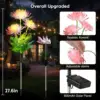Outdoor IP65 Waterproof Garden Lights LED Solar Flower Light for Pathway Yard Lawn Backyard Home Decoration Solar Landscape Lamp 3