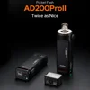 Godox AD200 pro II Flash 200Ws 1/8000 HSS 2980mAh Battery with 2.4G Wireiess X System Bi-color Modeling Lamp Flash Speedlight 2