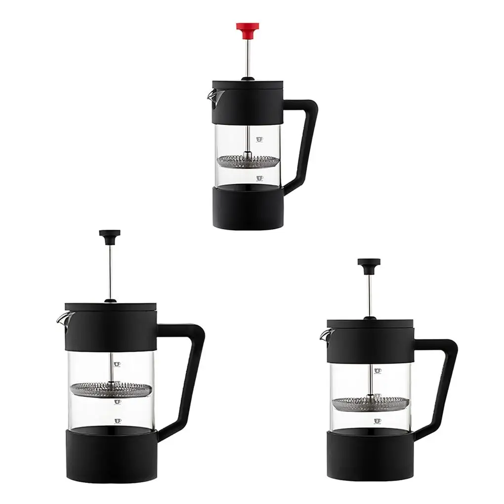 French Filter Press Coffee Pot Tea Maker Thickened Borosilicate Glass
