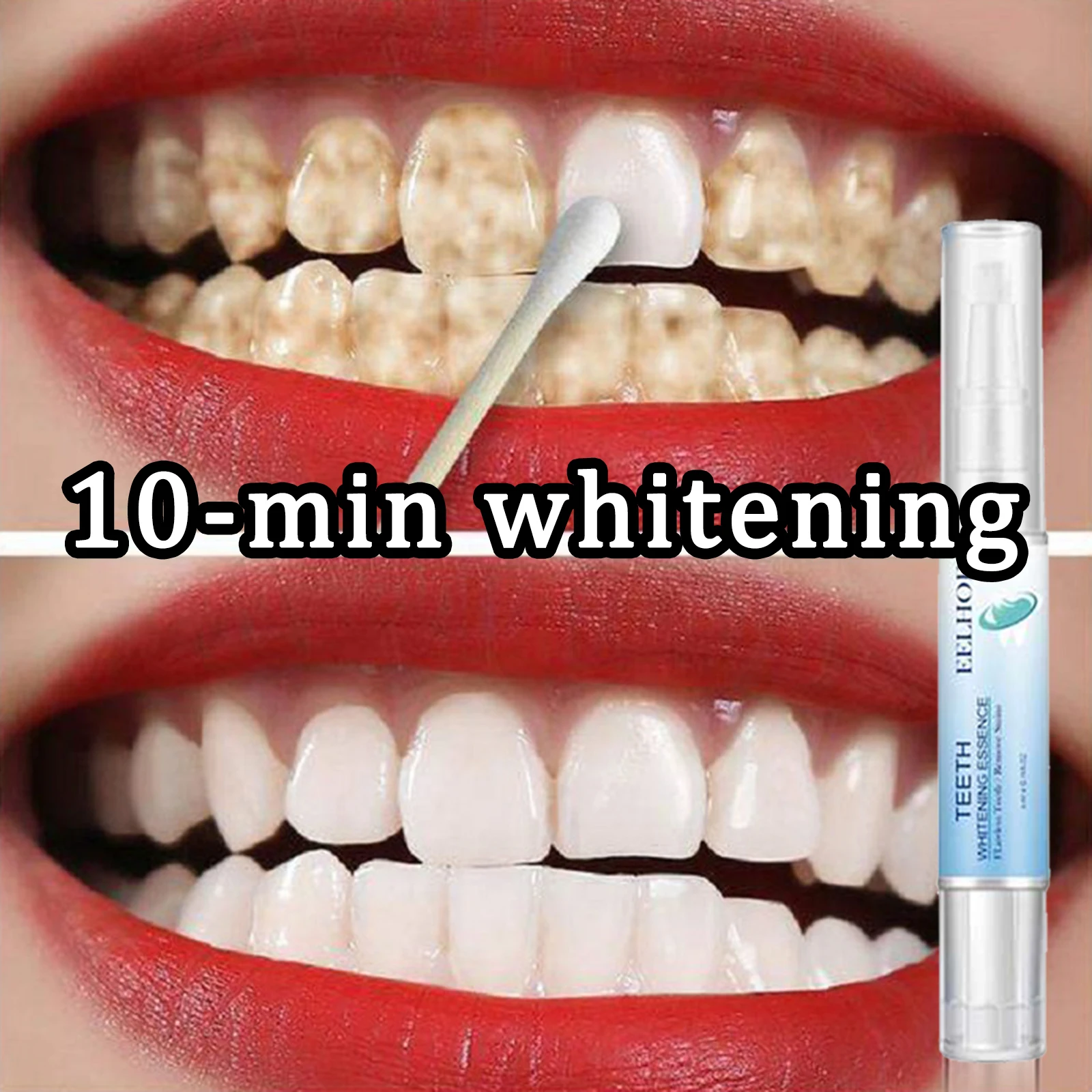 Blanchiment rapide des dents en 10 minutes, Essence, élimine les taches — free download