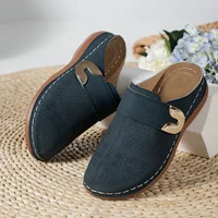 Chic Womens Wedge Sandals - Effortless Slip-On Platform Shoes with Comfort Cushioning for Casual Style - Image 4