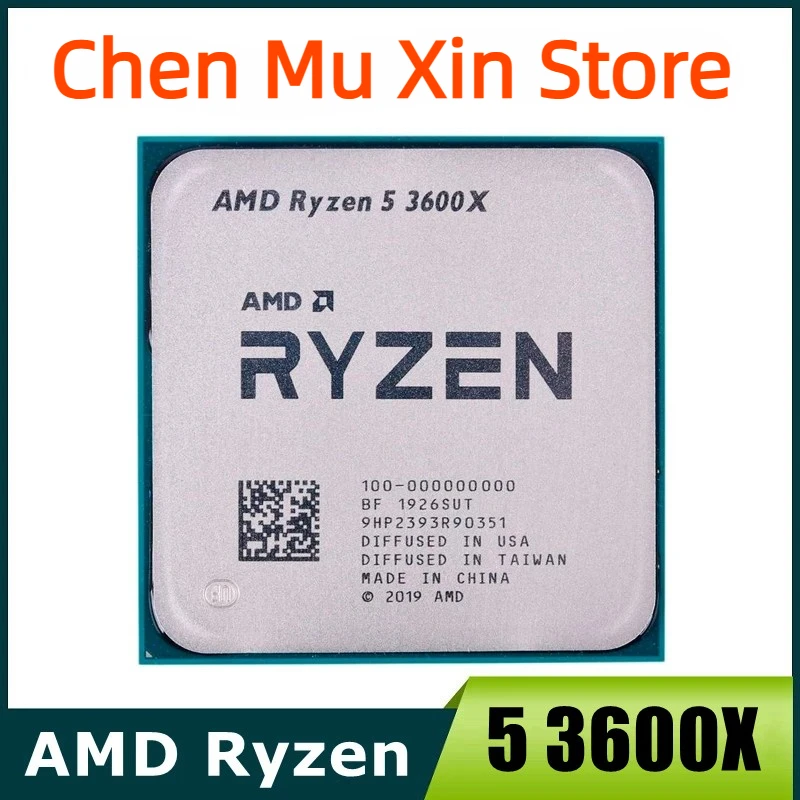 

Used AMD Ryzen 5 3600X R5 3600X 3.8GHz Six-Core Twelve-Thread CPU Processor 7NM 95W L3=32M 100-000000022 Socket AM4