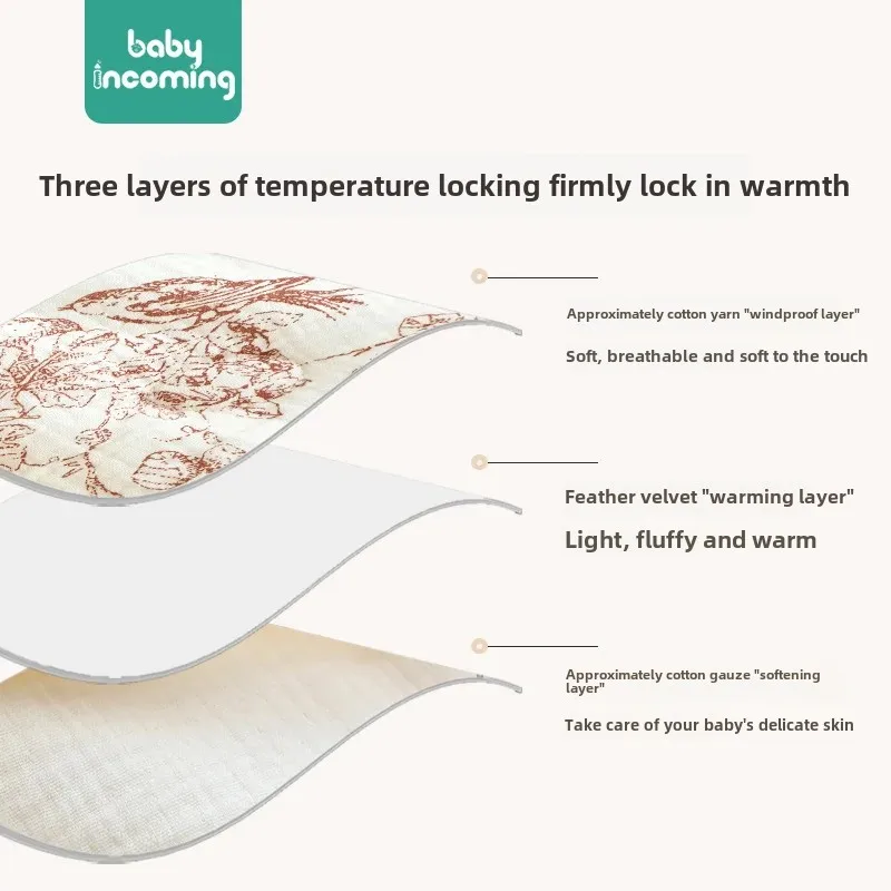 Baby Wrap Blanket Large Rabbit Ears Newborn Nursery Anti-startle Swaddle Baby Wrap Four Seasons Available Infant Clothing