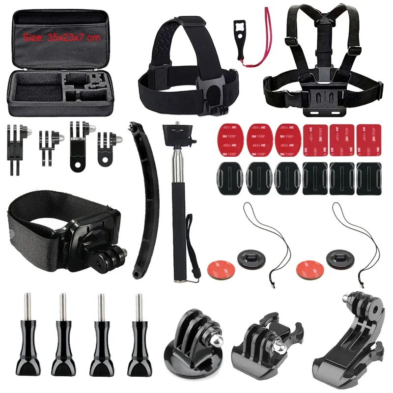 アクセサリーキット マウントアダプター チェストストラップ ヘッド