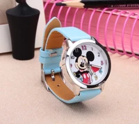 Disney Mickey Minnie Children's Watch Boys Girls Pointer Luminous Digital Quartz Movement Pin Buckle Strap Cartoon kids Watches 2