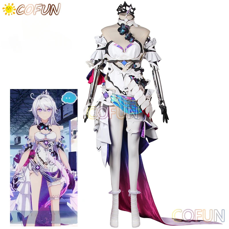 

COFUN игра Honkai:Star Rail Kiana Kaslana Косплей Костюм Хэллоуин наряды женский новый костюм