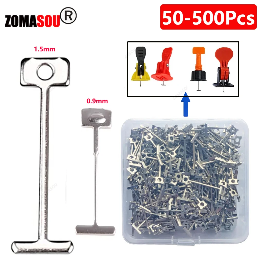 Tile Leveling Tools Floor Wall Replace Steel Needle Nails 50-500pcs