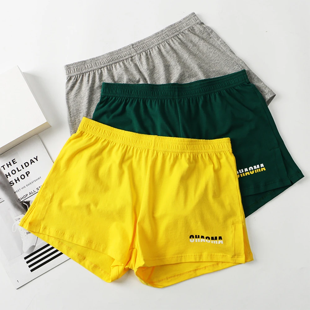 

2022 Boxershorts Mens Underwear Casual Loose Home New Men's Boxer Briefs Shorts Underpants Sport Sleep Bottoms Convex Trunks