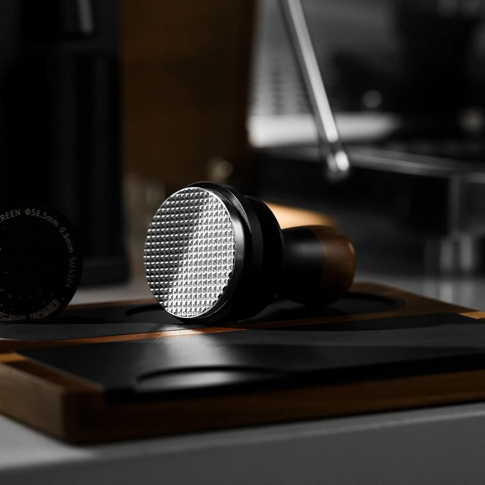 MHW-3BOMBER コーヒータンパーセット 4 交換可能なステンレス鋼ベース