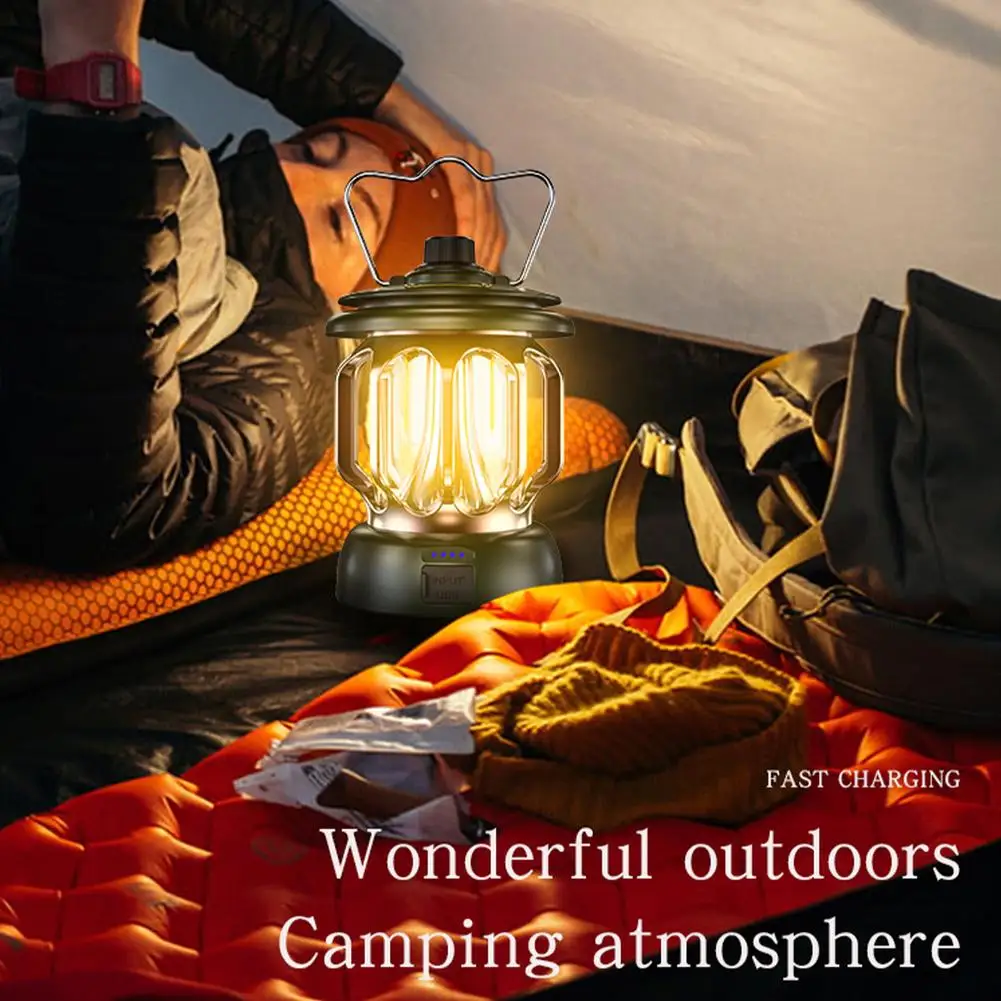 

Led Camping Lamp 18650 Lithium Battery Multi-functional Tent Lights For Outdoors Camping Hiking