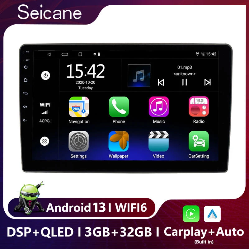 

Seicane For MAZDA CX-9 2009 Car Radio Multimedia Video Player Navigation GPS Android 12 2GB RAM QLED DSP No 2din 2 din dvd