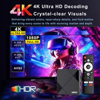 Новый стиль LEFFOT RK3518 Android 14.0 TV Box BT5.0 Wifi6 A53 Поддержка Youtube Медиаплеер 4K Google Voice Assistant 4K Smart Box — изображение 4