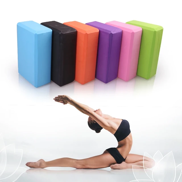 EVA Yoga Block Set Pilates Brick Fitness Belt Set for Exercise