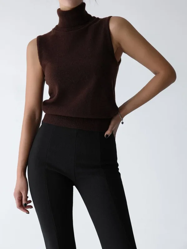 Blubelle Women's New Autumn Winter Knit Sleeveless