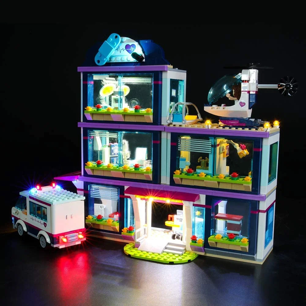 No LEGO, Just Light）Lighting Kit for LEGO 41318 Friends Heartlake