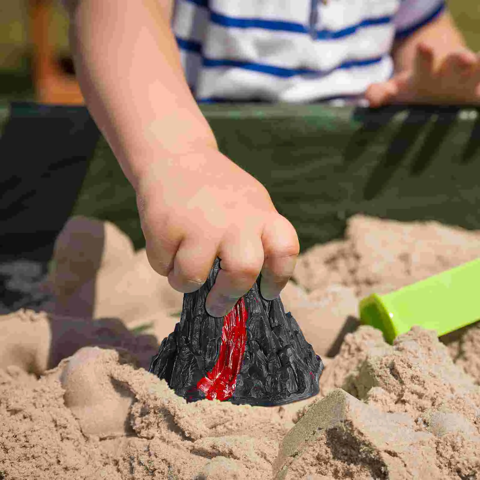 10 Pcs Volcano Model Toys Volcanic Eruption Simulation Plastic Decorations For Home Pet Products Realistic Details Miniature
