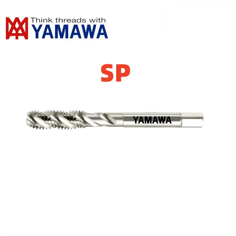 1PCS 일본 야마와 HSSE 나선형 플루트 탭 M1M1.5M1.6M1.7M1.8M2M2.5M2.6M3M3.5M4M4.5M5M6-M8 나사산 나선형 포인트 탭