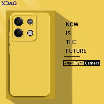 사각형 액체 실리콘 엔젤 아이즈 케이스, 레드미 노트 13 프로 플러스 360 소프트 충격 방지 휴대폰 커버, 레드미 노트 13 노트 13 13 프로 아머