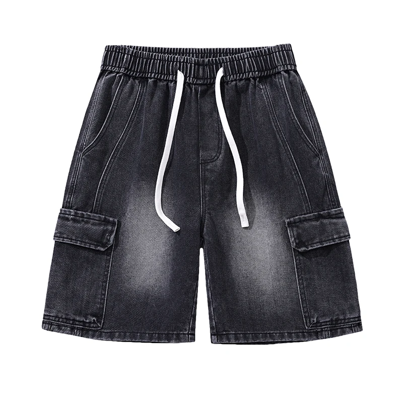 summer men's and women's casual outdoor cotton denim shorts loose sports breathable quick drying pants denim shorts summer jeans shorts