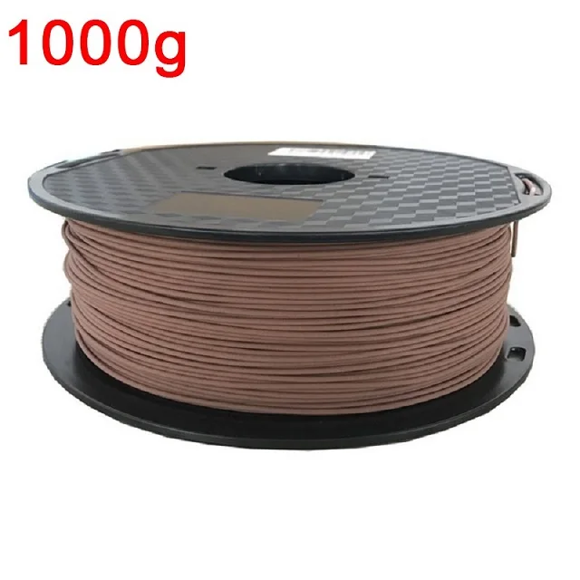 Eco-Friendly Wood PLA 3D Printing Filament - Natural Finish, 1KG Spool
