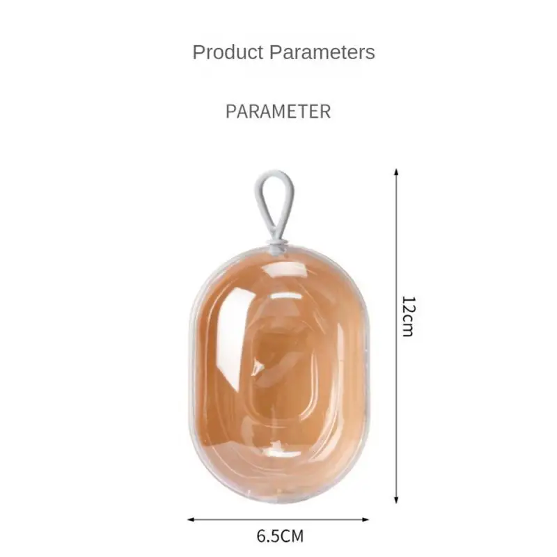 1-5pcs New Style Space Capsule Makeup Egg Dust-proof Storage Boxes Transparent Breathable Women Make Up Accessories Beauty Tools 6