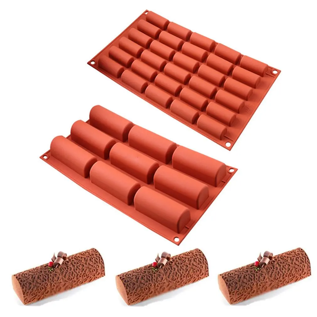 

9 Grid Silicone Mold 3D Stick Shape For Chocolate Truffle Mousse Cake Dessert Mold DIY Baking Molds Baking Tool