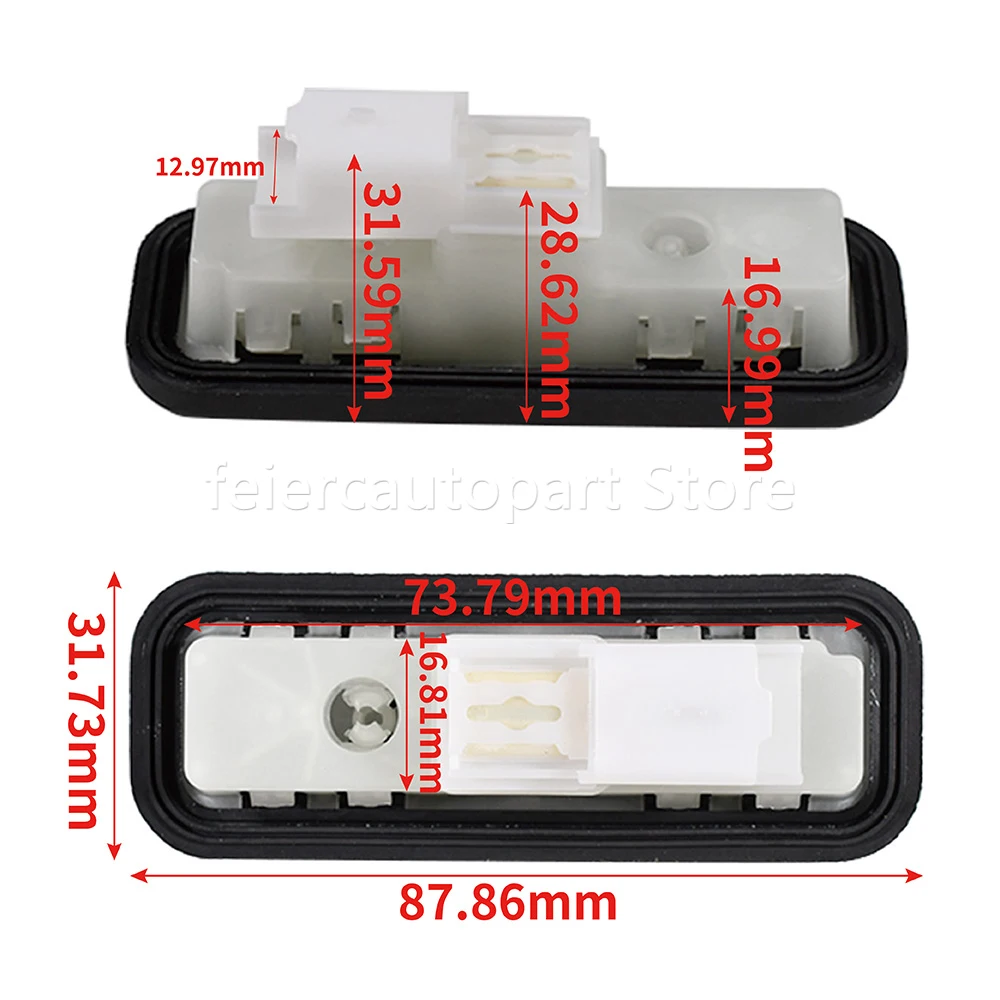 6490R3 6490.R3 Trunk Door Switch Tailgate Switch for Citroen C2 C4