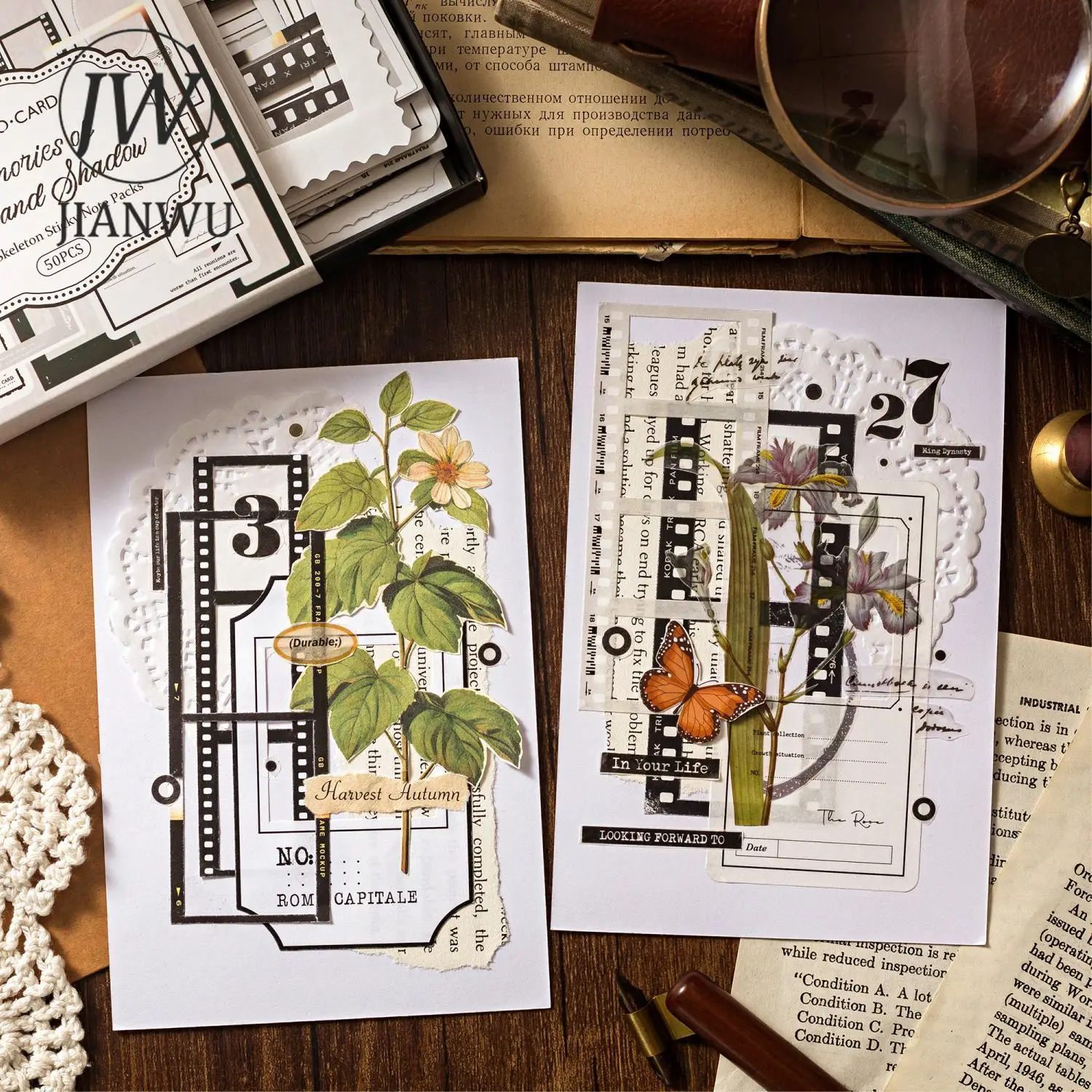 JIANWU ��Ƽ�� �ҷο� ���� ��� ��� ��, ũ������Ƽ�� DIY ��ũ ���� �ݶ��� ����, �ݶ��� Reverie �ø���, 50 ��