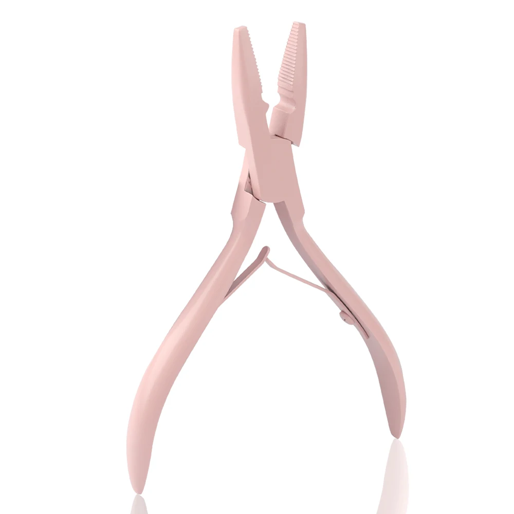 Weft Tool Micro Ring Application Pliers Micro Beads Closer Stainless Steel Hair Extension Pliers
