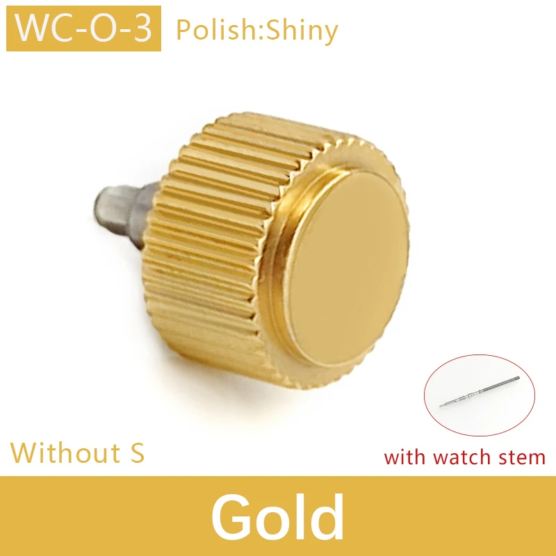 SKX007 Screw-in Crown Fit For Seiko SKX007 SRPD Case Watch Crown