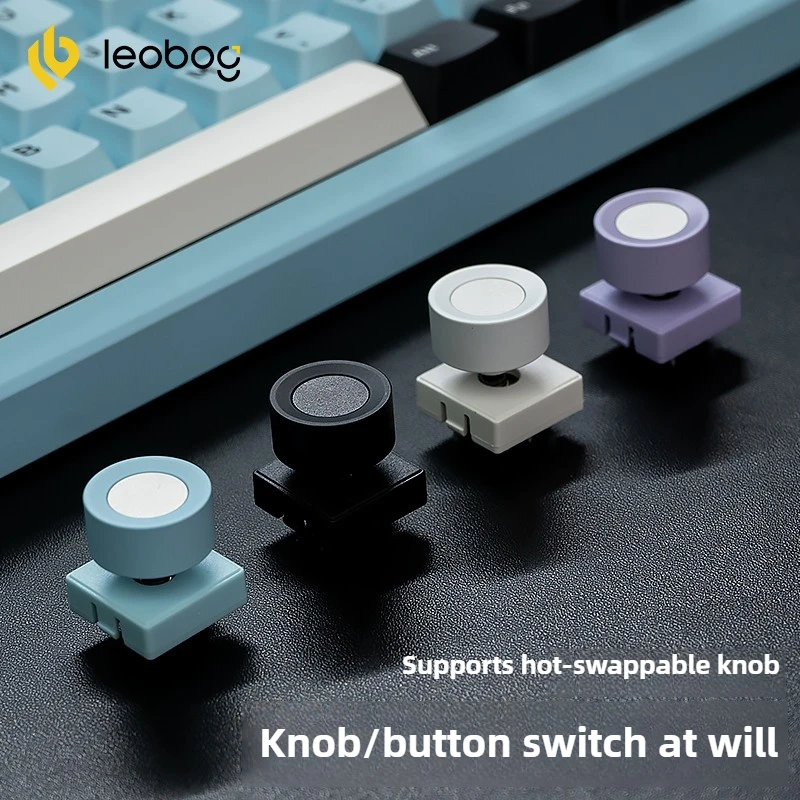 LEOBOG Hi86 Mechanical Keyboard Replace Knob Black/White/Blue