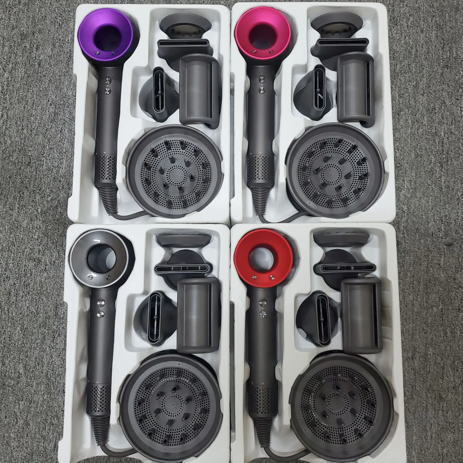 Leafless Hollow Electric Hair Dryer 220V/110V Household Negative Ion Fast Drying Strong Constant High-power Electric Hair Dryer