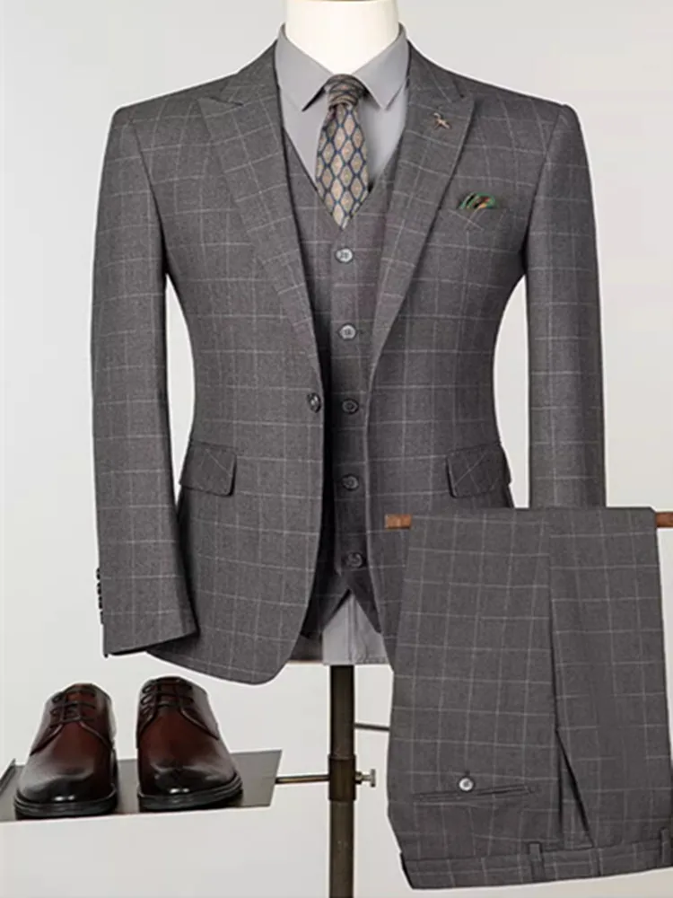 Mens Suits Men's Suit with Trousers Casual Configuration Selected Fabrics 7160