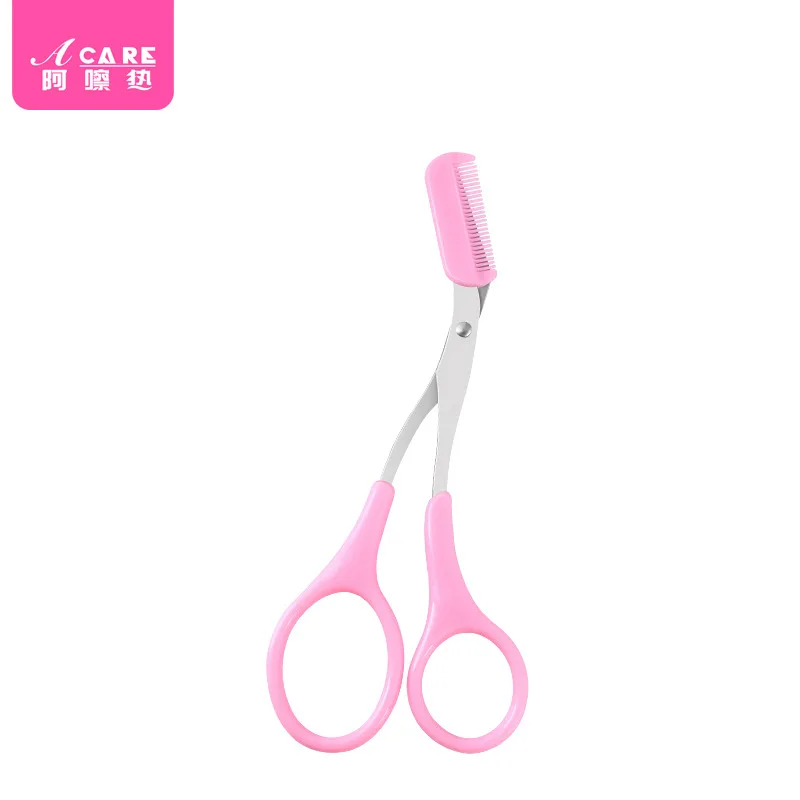 DX01/Eyebrow blade/A1PQ0-Small scissors makeup stainless steel elbow trimming eyebrow false eyelashes tool for men women