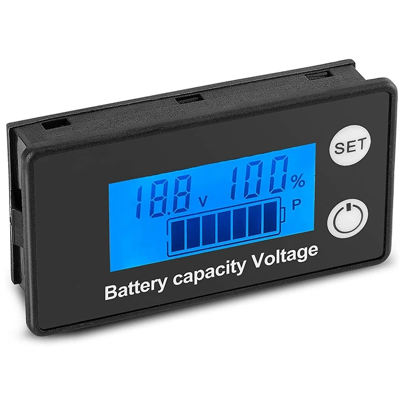 

NEW-Battery Monitor Golf Cart Battery Testers Digital Battery Capacity 8-100V Voltage Monitor Remaining Capacity Tester