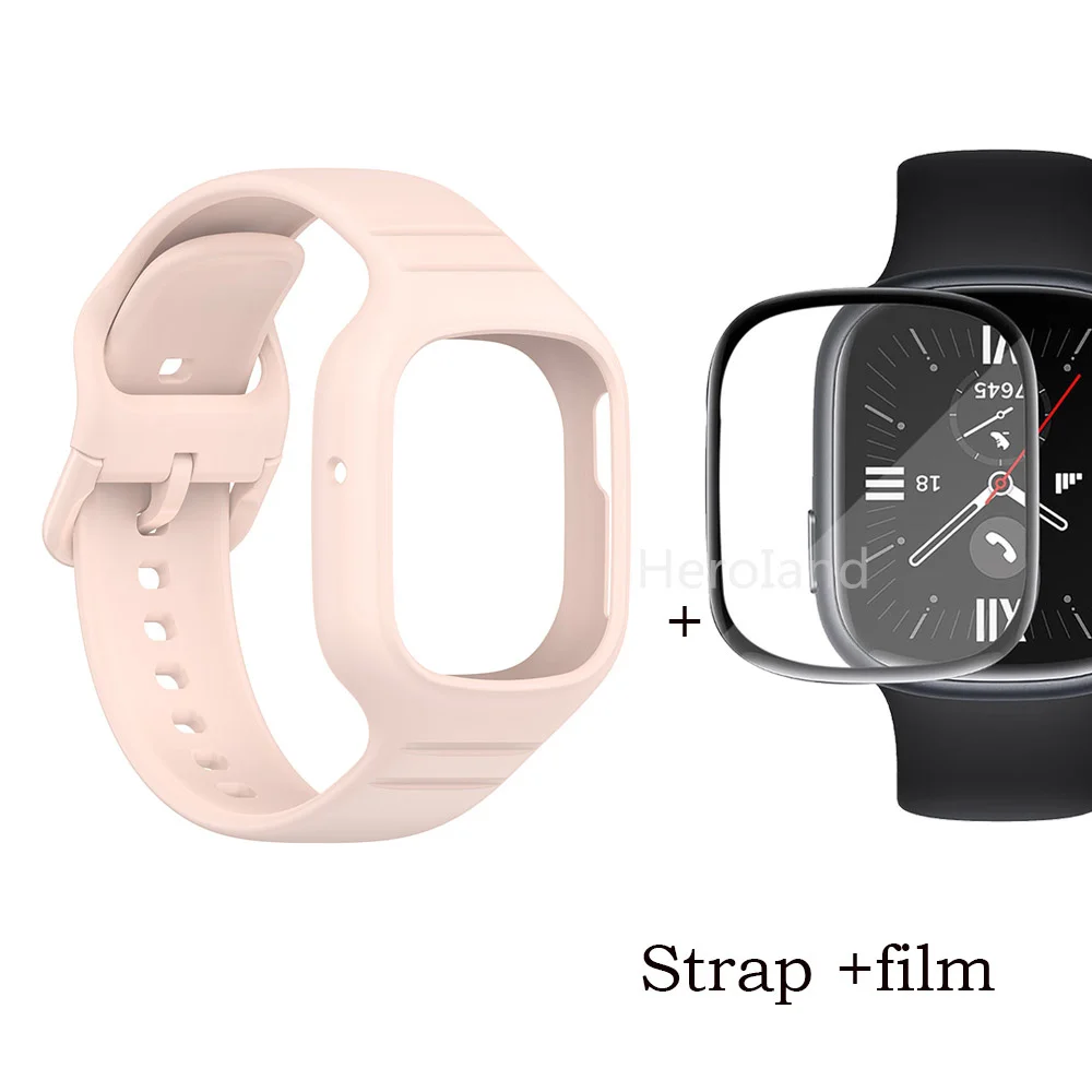 Sport Silicone Smartwatch Wristband - Premium Strap and Bracelet Accessories, 2-in-1 Design