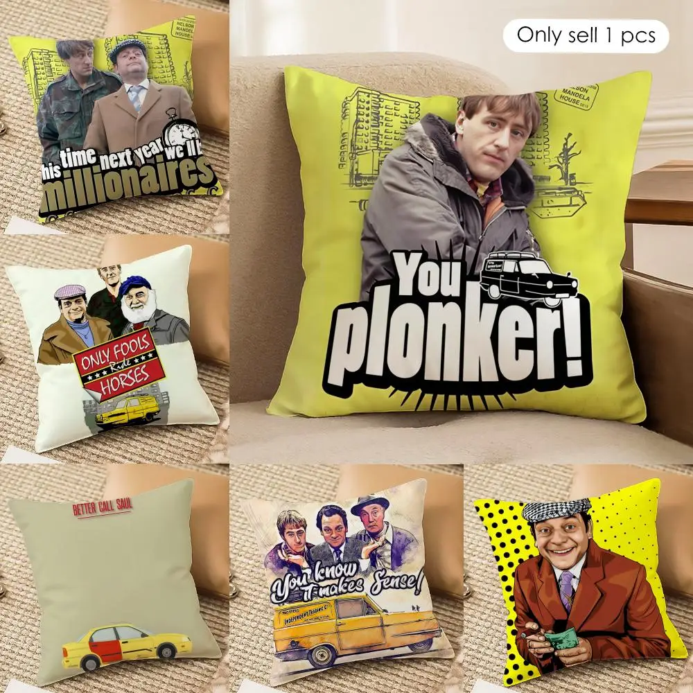 1pc O-Only Fools And H-Horses 쿠션 커버 짧은 플러시 양면 프린..