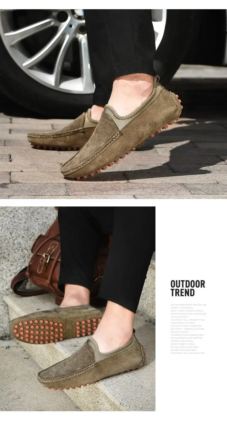 Cow suede upper close-up