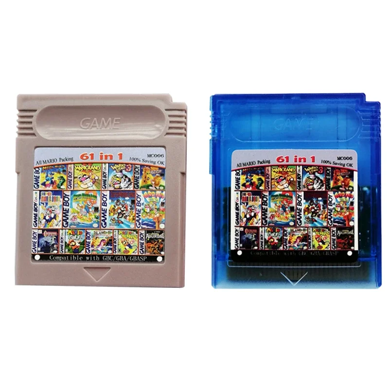 GBC GBA NDS Game Cartridge Card 61 In 1 108 In 1?Colourful For Video Game Console Classic Card