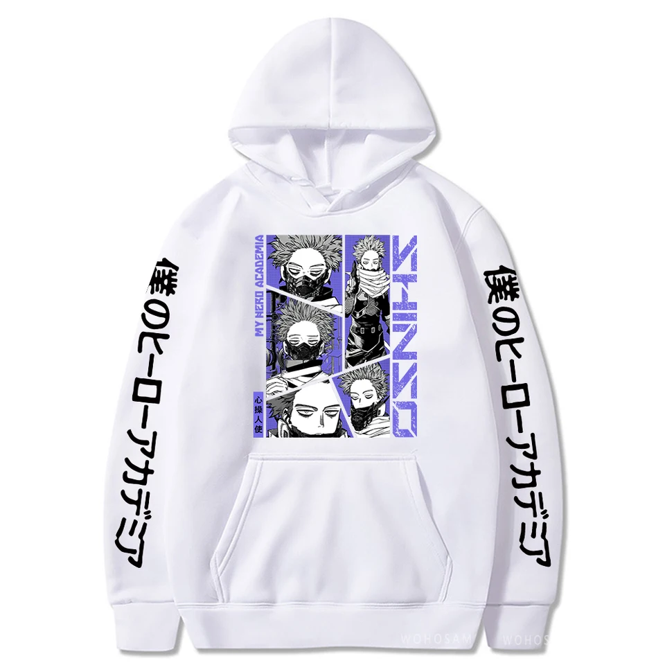 My Hero Academia Sweat à Capuche en Denim Jacket Unisex Boku No Hero Anime Street Fashion