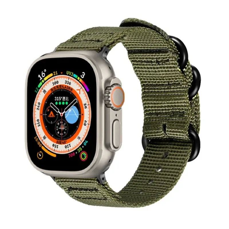 Durable Nylon Canvas Strap - Fabric Bracelet