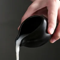 Ceramic Milk Jug Milk Pitcher Cup Creamer Syrup Frothing Dispenser Afternoon Tea Cafe Coffee Maker Tools Coffeeware 4