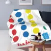 Throw Blanket The Twister Game Micro Fleece Blanket Four Sizes Blanket Personalized Portable For Living Room AntiPilling Blanket 4