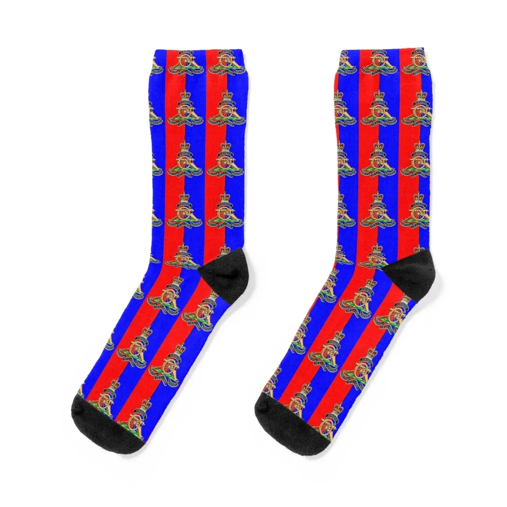 

Royal Artillery Cap Badge (new) Socks bright garter hiphop Ladies Socks Men's