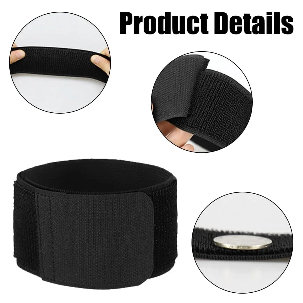 1Pair Adjustable Anti-Slip Soccer Shin Ankle Straps Football Sock Band Legging Shin Fixed Straps for Youth Kicking Ball Running