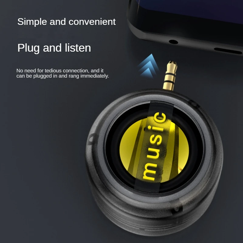 Portable Mini Speaker Universal 3.5Mm Sound Box Mobile Phone Speaker Amplifier External Wired Speakers