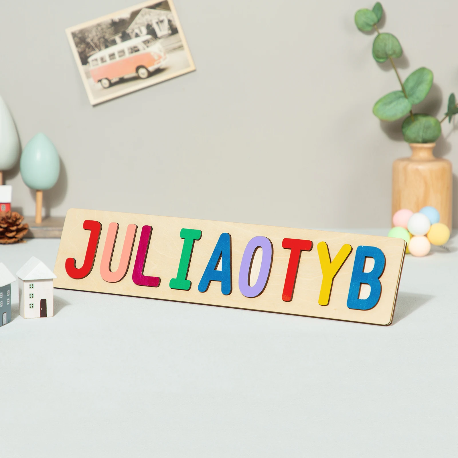 Bright Colors Personalized Name Puzzle 1 | Bright Colors Personalized Name Puzzle 4