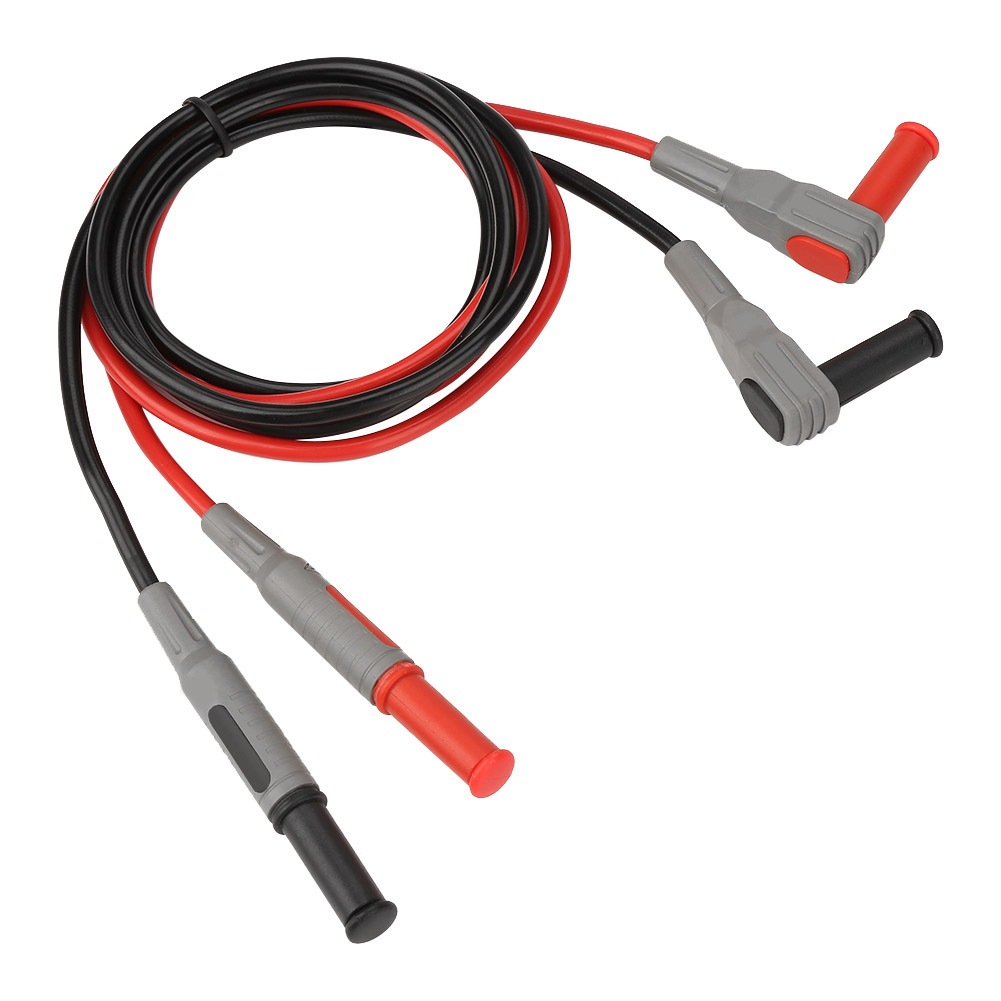 P1033 4mm Banana Plug Test Line Injection Molded Right Angle to Straight Multimeter Wire Cable cable connector