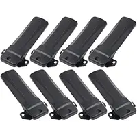 8 Pcs KBH-10 Belt Clip Compatible for KENWOOD NX240 NX340 TK2102G TK2200 TK320 TK3200L TK3202 TK3212 TKD240V TKD340U 1